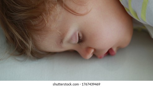 
Infant Baby Drooling During Afternoon Nap