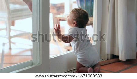 Similar – Image, Stock Photo putto Window