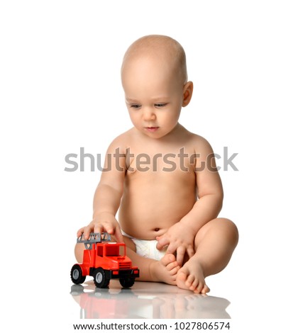naked boy and cart Naked boy and cart
