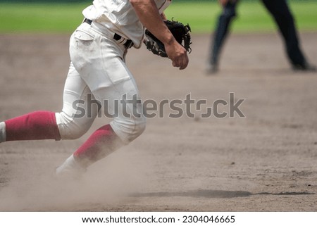 Infielder guarding third base during a baseball game
