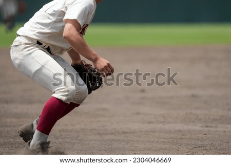 Infielder guarding third base during a baseball game