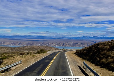 infinite road in the desert