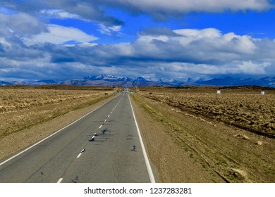 infinite road in the desert