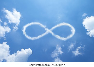 Infinity clouds shape.