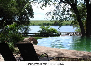 Infinity Pool Next To River