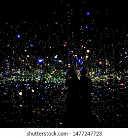 Infinity Room Stars Shadows Art