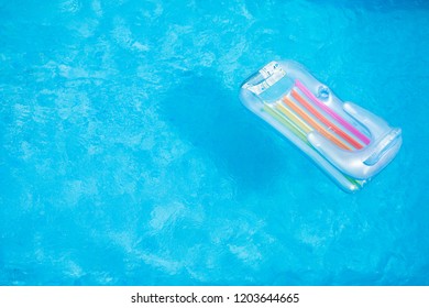 Inflatable Float In Swimming Pool, No People