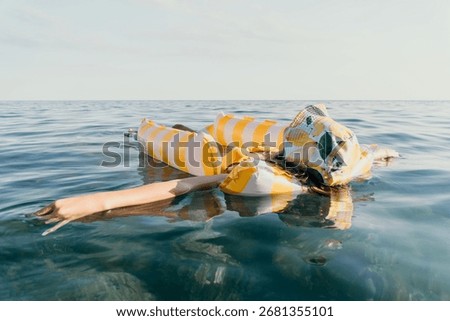 Inflatable Floatation Device Ocean Water Summer Vacation