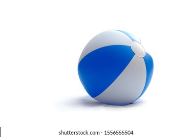 Inflatable PVC Beach Ball Isolated On White