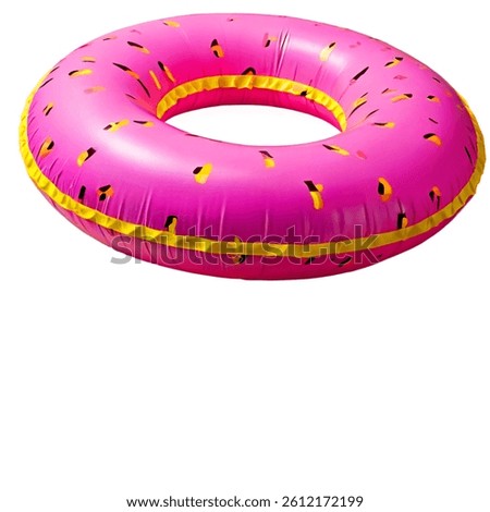 inflatable ring on white background