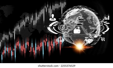 Infographic cloud computing and technology icons , Digital transformation change management, internet of things. new technology bigdata and business process strategy, automate operation
