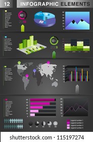 INFOGRAPHIC graph ELEMENT