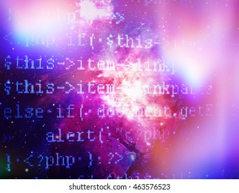 Information Cloud series. Abstract composition of connected abstract elements suitable as element in projects related to cloud networking, information, data storage and modern technology