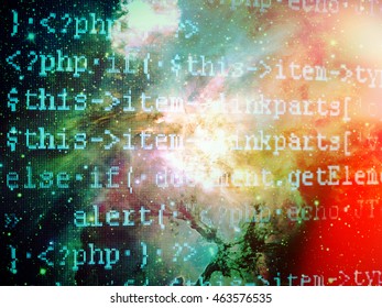 Information Cloud series. Abstract composition of connected abstract elements suitable as element in projects related to cloud networking, information, data storage and modern technology