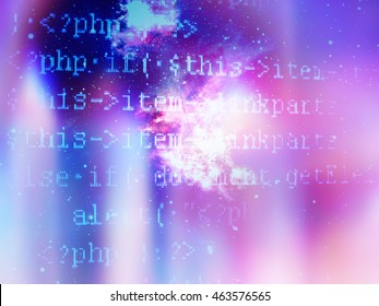 Information Cloud series. Abstract composition of connected abstract elements suitable as element in projects related to cloud networking, information, data storage and modern technology