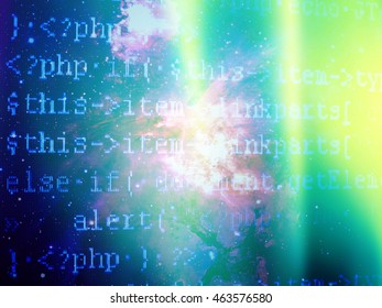 Information Cloud series. Abstract composition of connected abstract elements suitable as element in projects related to cloud networking, information, data storage and modern technology