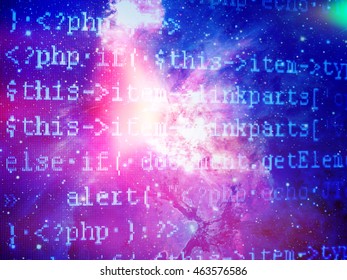 Information Cloud series. Abstract composition of connected abstract elements suitable as element in projects related to cloud networking, information, data storage and modern technology