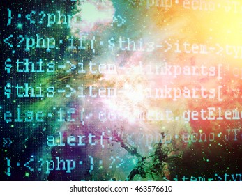 Information Cloud series. Abstract composition of connected abstract elements suitable as element in projects related to cloud networking, information, data storage and modern technology