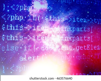 Information Cloud series. Abstract composition of connected abstract elements suitable as element in projects related to cloud networking, information, data storage and modern technology