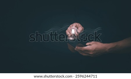 Information data search technology, search optimization, male hand using voice search, using the search bar function on your website, big data, automatic operation