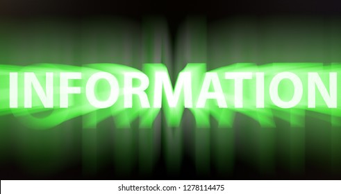 Information label motion effect. Information technology concept background.