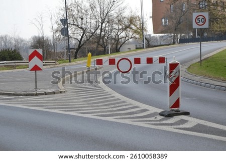 Information road sign, blue rectangular shield with human figures, car and parking marking on blue sky copy space background. Attention, pedestrian zone recommendation. Traffic, city transport.