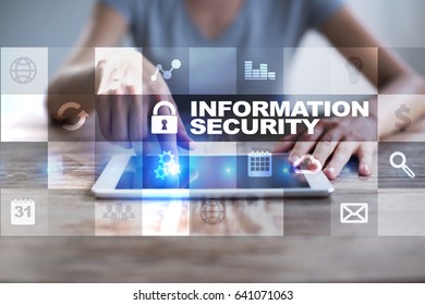 Information security and data protection concept.