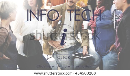 Information Technology Computer System Concept