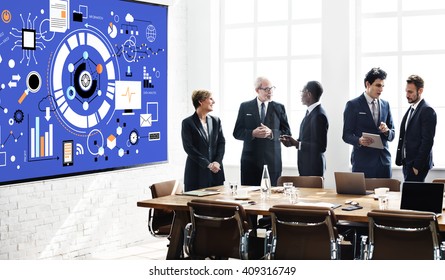 Information Technology Digital Network Concept