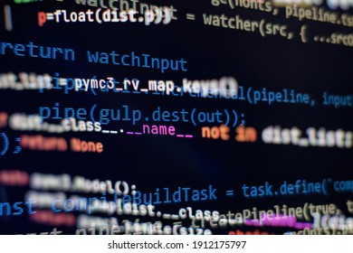 Information technology website coding standards for web design Programmer developer screen.