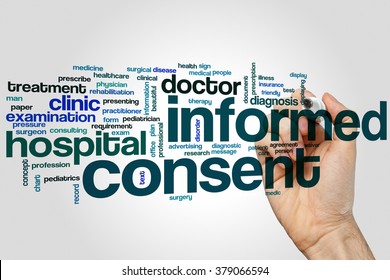 Informed Consent Word Cloud Concept