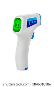 Infrared thermometer isolated on white background