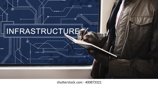 Infrastructure Technology Circuit Board Information Framework Concept