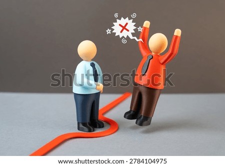 Infuriating a competitor by imposing new contract terms. Forcing a counterparty to comply with your conditions through pressure and negotiation strategy.