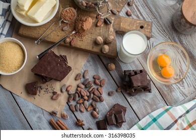 Ingredients For The Chocolate Cake