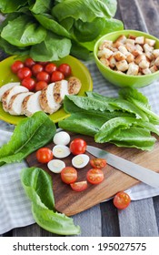 Ingredients For Making Caesar Salad