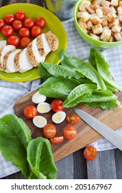 Ingredients For Making Caesar Salad