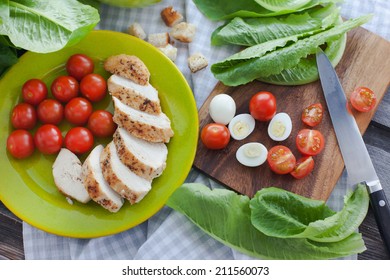 Ingredients For Making Caesar Salad