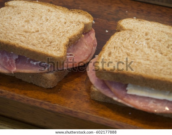 Ingredients Making Croque Monsieur French Ham Stock Photo Edit Now