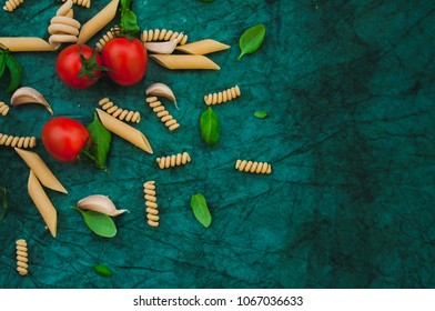 Ingredients For Traditional Italian Pasta Dish