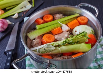 Ingredients Veal Stew Blanquette De Veau Stock Photo 1094477558 ...