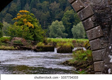 Inistioge Village View Of The River Nore 