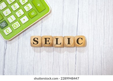 The initials Selic referring to the basic interest rate in Brazil. Brazilian economy.