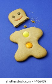 Injured Gingerbread Man: Broken Neck