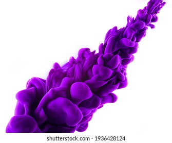 Ink cloud on white background - Shutterstock ID 1936428124