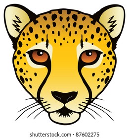 Cheetah Head Images, Stock Photos & Vectors | Shutterstock