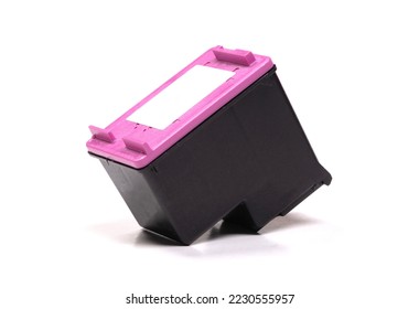 Ink jet cartridge, isolated on white background - Shutterstock ID 2230555957