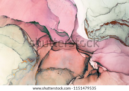 Ink, paint, abstract. Closeup of the painting. Colorful abstract painting background. Highly-textured oil paint. High quality details. Alcohol ink modern abstract painting, modern contemporary art.