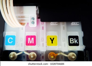 Ink Tank Of Printer Which Includes A 4-color: Cyan,Magenta,Yellow,Black