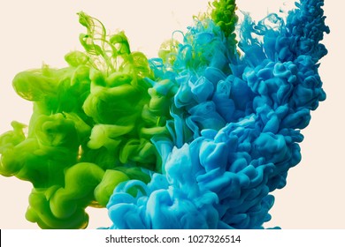 Ink in water. Abstract background - Shutterstock ID 1027326514